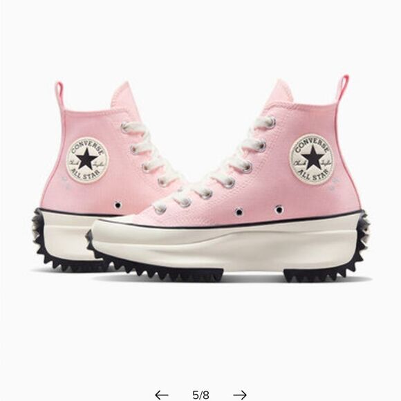 BRAND NEW CONVERSE RUN STAR HIKE PLATFORM 3D FLOWERS WOMEN'S SHOES SNEAKER - Picture 3 of 15